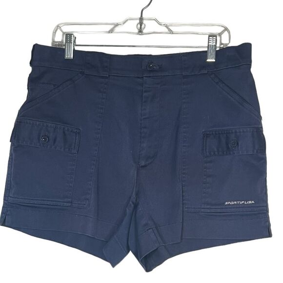 Vintage Sportif USA‎ Navy Shorts - Picture 1 of 7